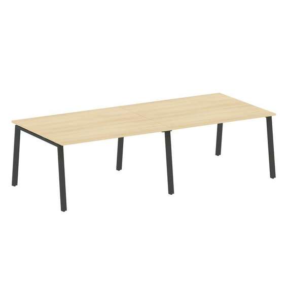 Метал Систем Переговорный стол (2 столешницы) на А-образном м/к БА.ПРГ-2.3