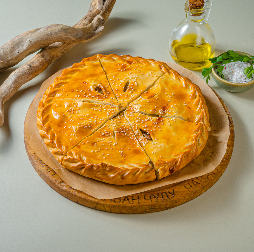 Пирог с курицей и картофелем