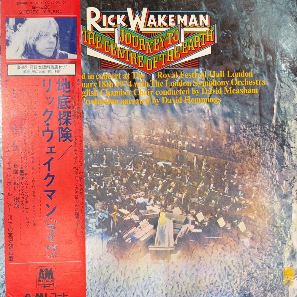 Виниловая пластинка Rick Wakeman ‎– Journey To The Centre Of The Earth LP