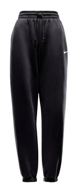 Женские теннисные брюки Nike Sportswear Phoenix Fleece - black/sail