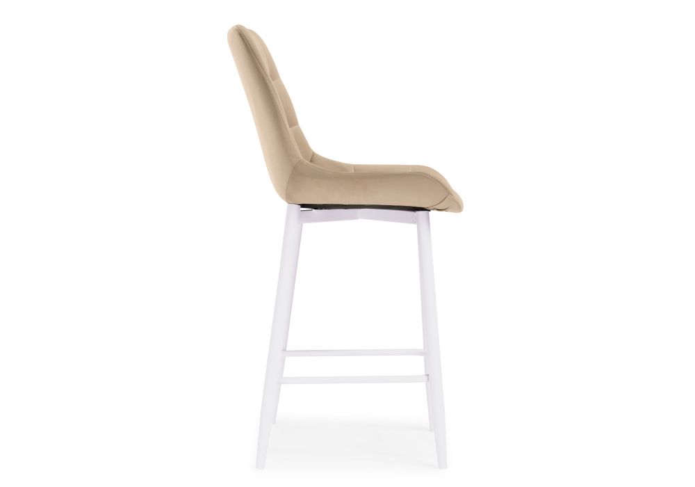 Полубарный стул Алст бежевый / белый