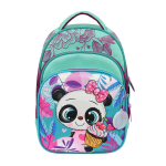 Ранец Джерри 3 с ортопед. спинкой и мешком д/обуви "Панда" 38*28*20 см (Luris)