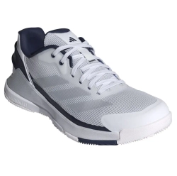 Мужские кросовки для Padel Adidas Crazyquick LS Padel M - cloud white/silver metallic/dark blue