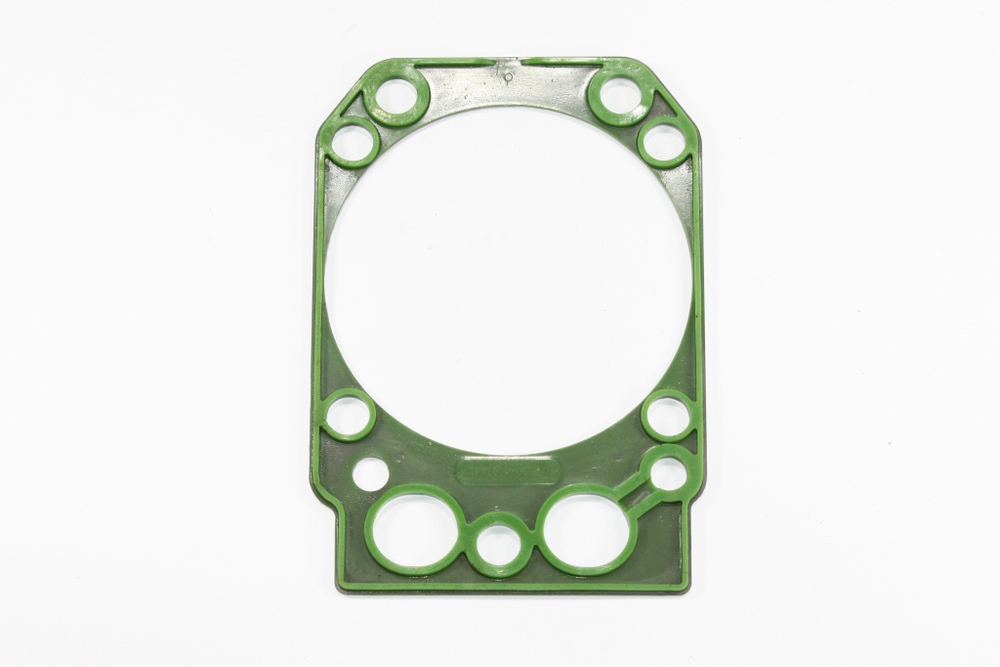 Прокладка ГБЦ КАМАЗ ЕВРО зеленый силикон, армированная с метал. каркасом стандарт (Балаково)