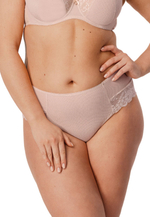 Трусики-бразилиана Estera из фактурной эластичной сетки (Размер: L) (Цвет: кофейный)