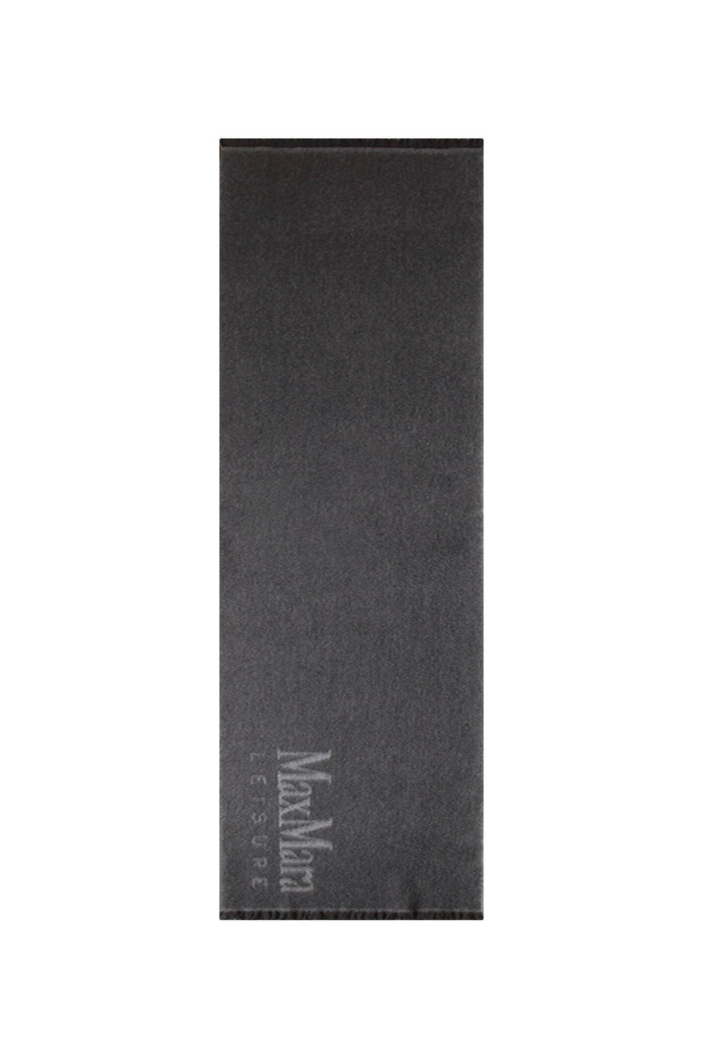 Хлопковая шаль Max Mara Leisure - графитовый(265460286)