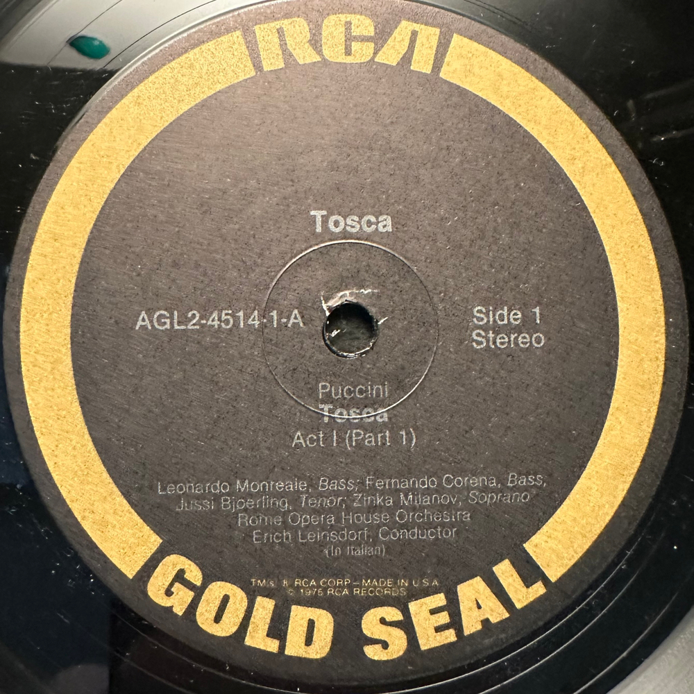 Пуччини - Тоска 2LP (США 1973г.)