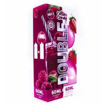 Купить Жидкость Cotton Candy DOUBLE - Raspberry juice + Strawberry Bubblegum (2*60 мл)