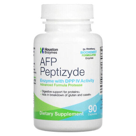 Для пищеварительной системы Houston Enzymes, пептизид AFP, 90 капсул