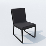 Обеденная группа Ideal Patio ТЕЛЛА ГИРА  каркас карбон, стол тик 180, ткань антрацит