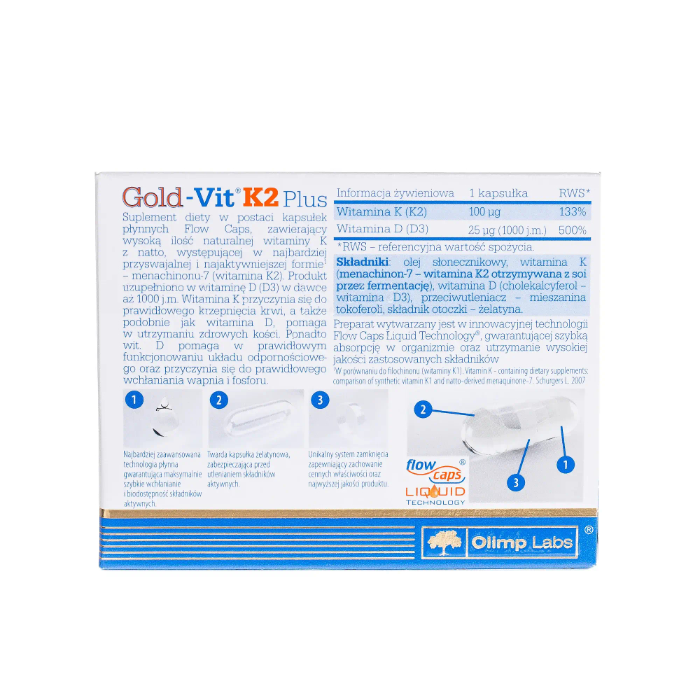 Olimp Gold-Vit K2 Plus - 30 капсул