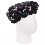 Шапочка для душа «Ultramarine - Shower bunini», микс 4 цвета, d-24 см (двухсторонняя, внутренний слой EVA)