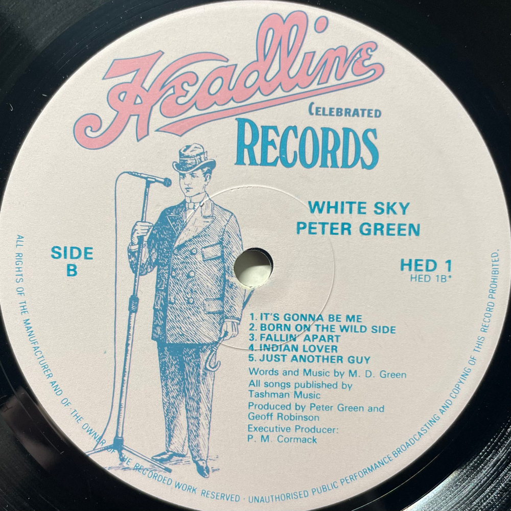 Peter Green – White Sky (Англия 1982г.)