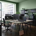 Письменный стол - IKEA TROTTEN, 160х80 см, бежевый/черный, ТРОТТЕН ИКЕА