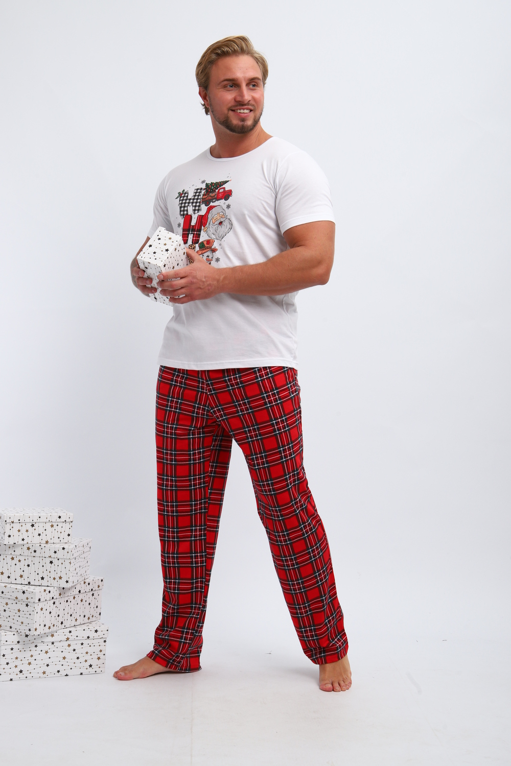 Пижама мужская П218 Новый Год