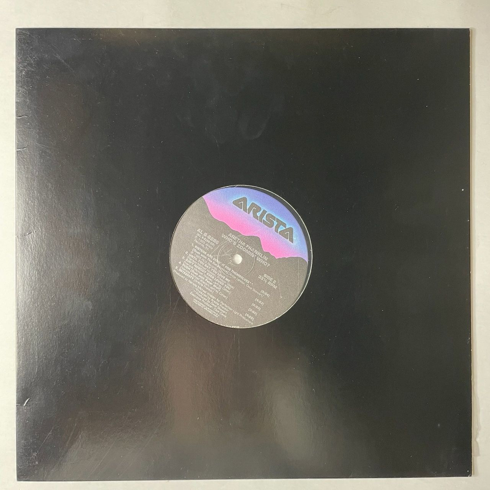 Винтажная виниловая пластинка LP Aretha Franklin Who Zoomin Who? (Germany 1985) Без конверта