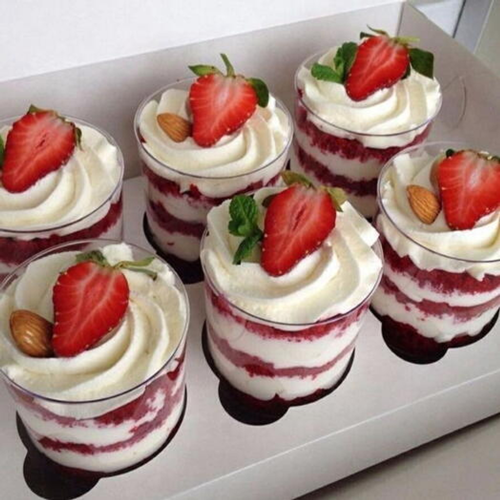 Бокалы для трайфлов 200 мл. - 6 шт.