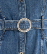 Джинсовое платье с ремешком Liu Jo - голубой(UA4226 D4828)