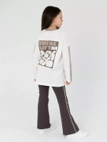 Лонгслив для девочки оверсайз