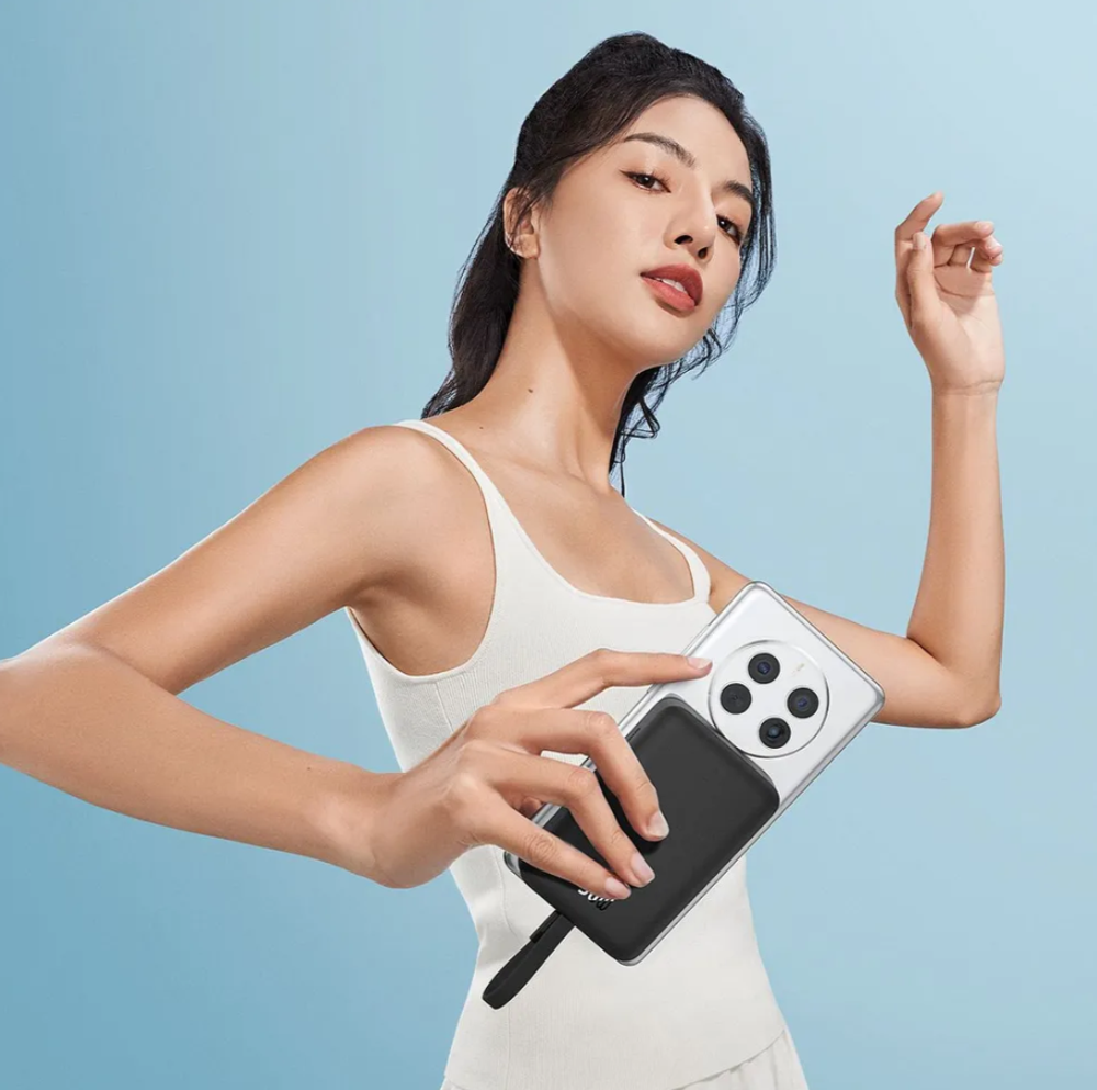 Baseus Внешний аккумулятор Magnetic 2 in 1 Power Bank 30W 10000mah, черный