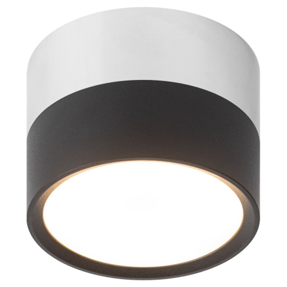 OL7 GX53 BK/CH Подсветка ЭРА Накладной под лампу Gx53, алюминий, цвет черный+хром