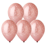 Шар латексный 35см Филигрань (Розовый)