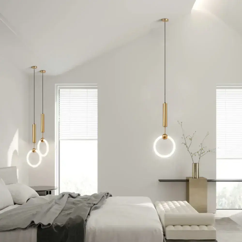 Светильник подвесной потолочный светодиодный, 4000К, 24ВТ, бронзовый