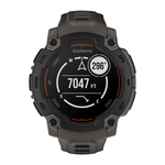 Спортивные часы Garmin Instinct E, 45 мм, силиконовый ремешок угольного цвета Чёрный безель. Ремешок с классической застёжкой — на запястье обхватом 132–213 мм