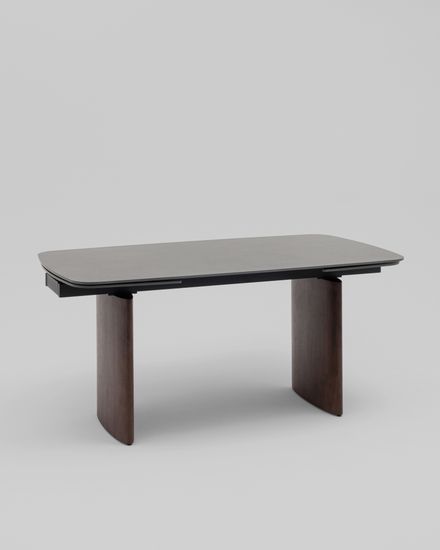 Стол обеденный Giant раскладной 160-240х90 см керамика темная