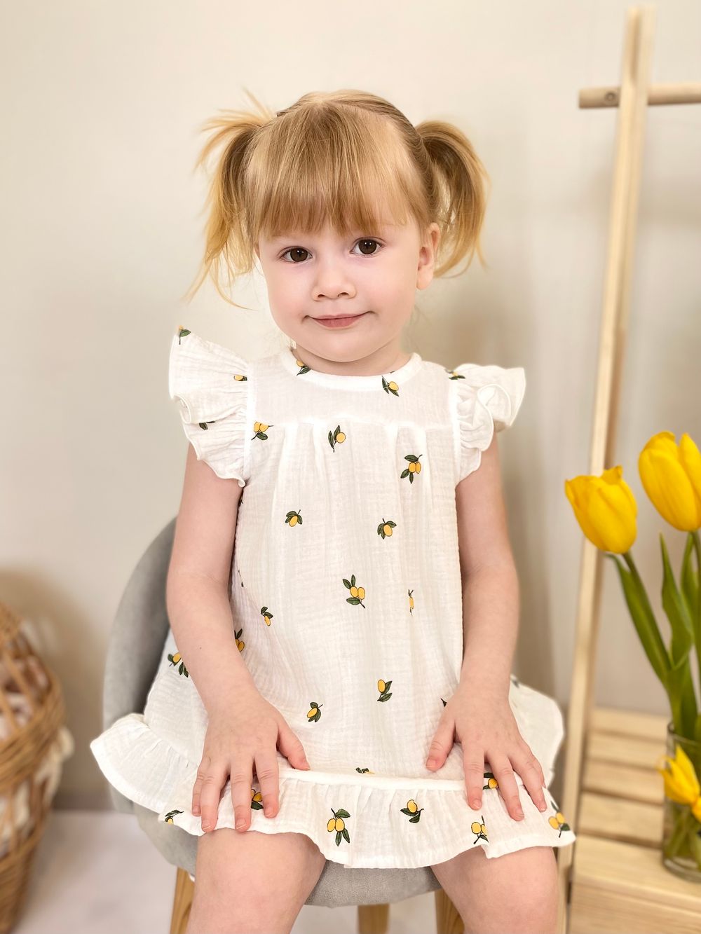 Платье + трусики "Лимончик"