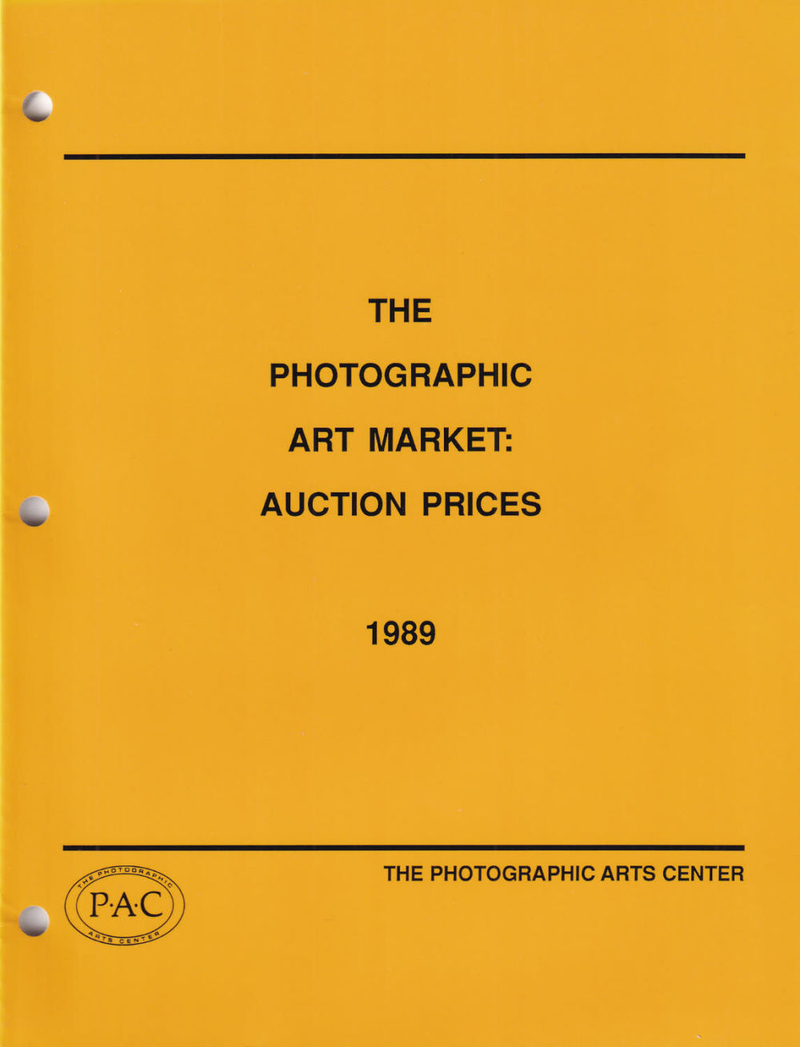 Каталог цен аукционов фотографий 1989 года