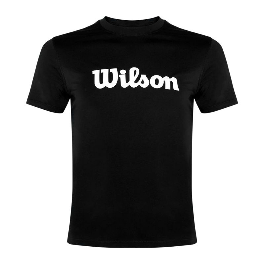 Детская теннисная футболка Wilson Youth Unisex Team Performance - black