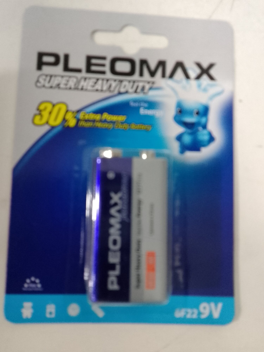 Батарейка SAMSUNG PLEOMAX 6F22 (крона) Блистер. (Цена за 1шт)