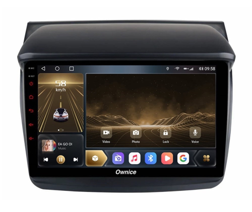 Штатная магнитола OWNICE OL-9635-N для Mitsubishi Pajero Sport II, L200 IV 2006-2015 на Android 12.0