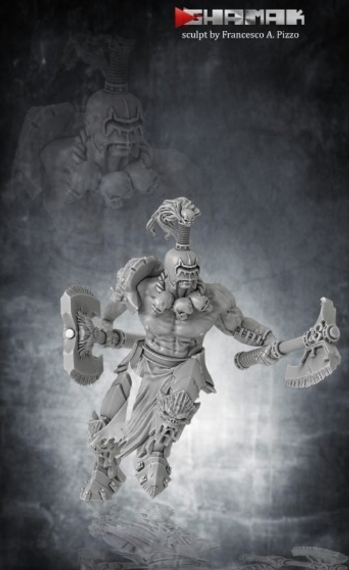 Chaos Chaos Cultists Культист Кхорна №6 миниатюра для dnd, днд, pathfinder, фентези, Настольная игра, НРИ, Варгейм, РПГ