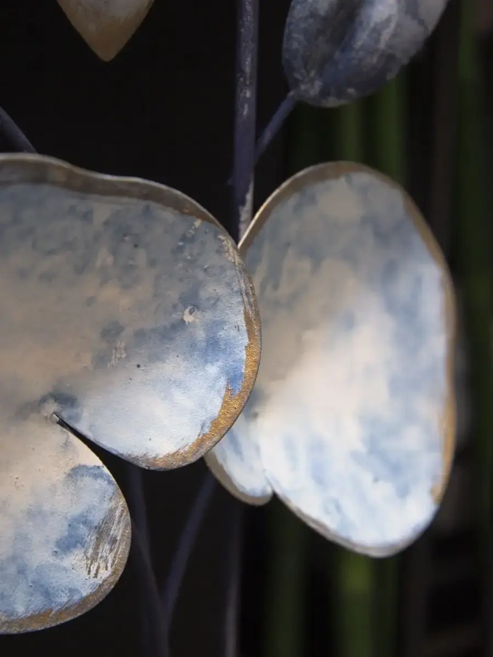 Панно металлическое "Цветы" 71х30 см