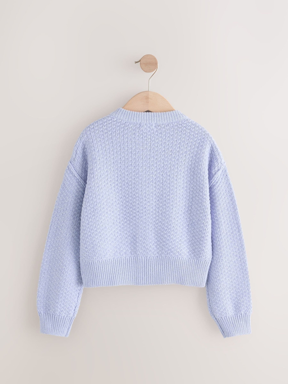 Кардиган вязаный для девочки Next E25-050, Голубой