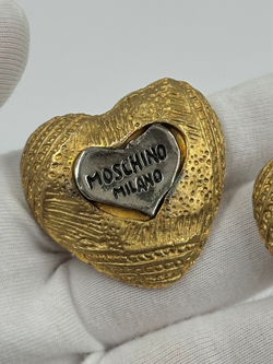Клипсы Сердца Moschino