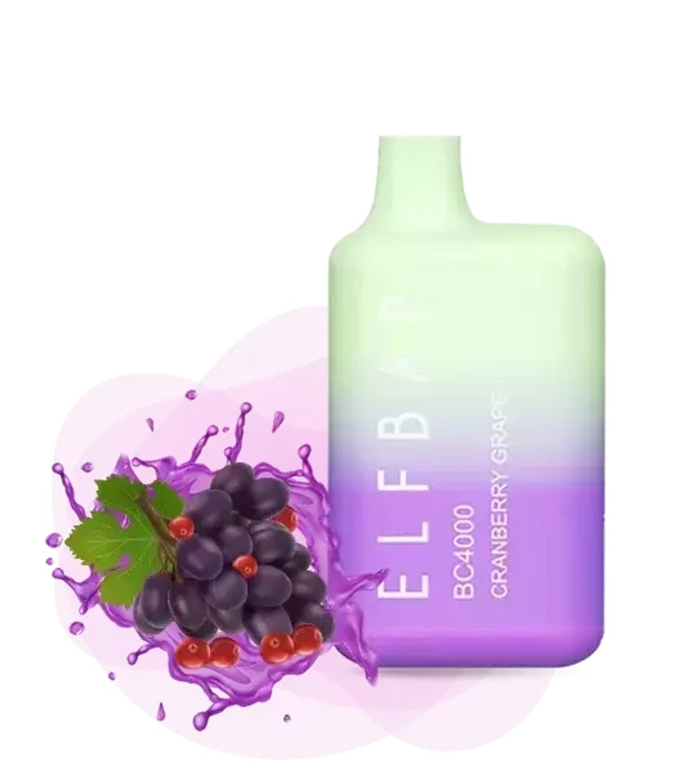 Elf Bar - Cranberry Grape (4000, 5% nic)