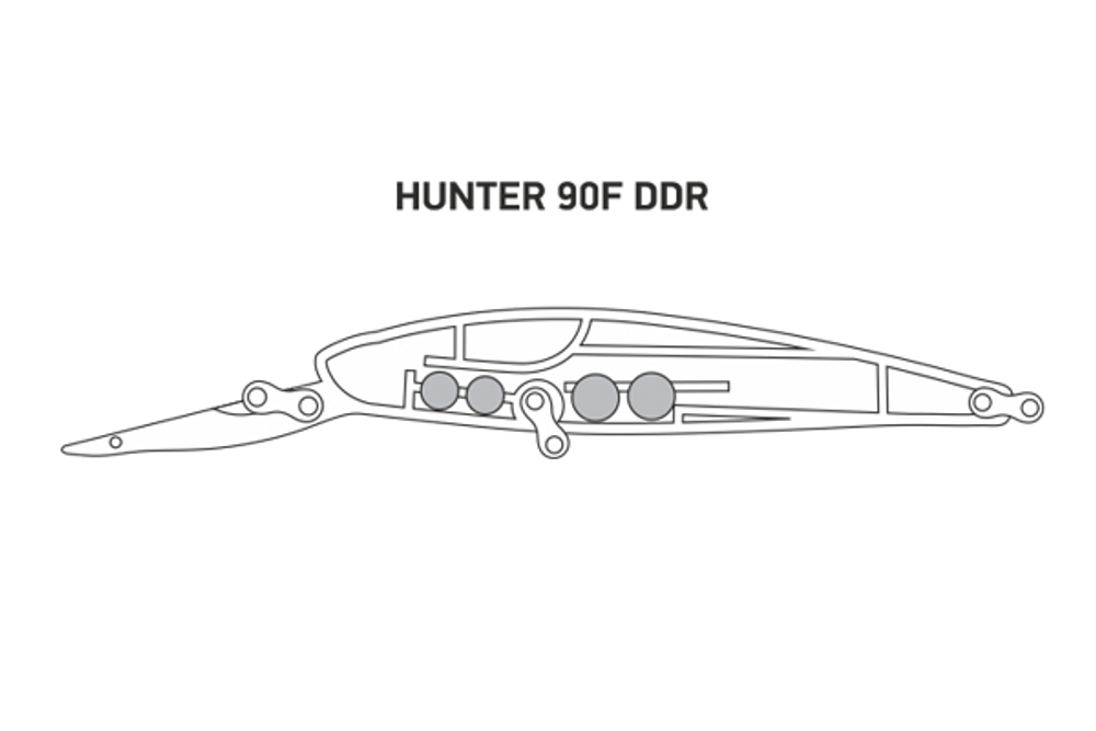 Воблер LureMax HUNTER 90F DDR-030 12 г.