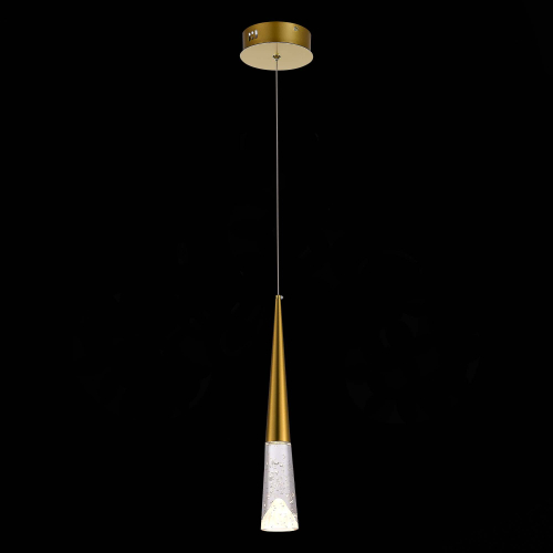 SL6111.203.01 Люстра подвесная ST-Luce Золотистый/Прозрачный LED 1*3W 3000K