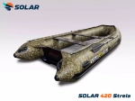 Лодка надувная моторная solar-420 strela jet tunnel