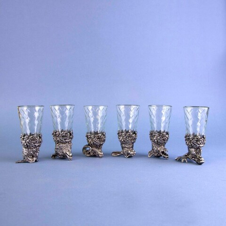 Набор стопок в охотничьем стиле