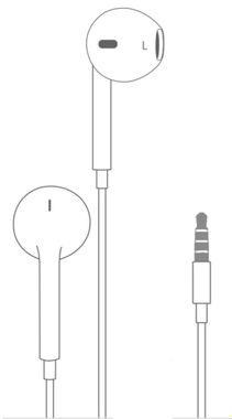 Earbuds Pods with 3.5mm Headphone Plug MOQ:300 (A / 6U)