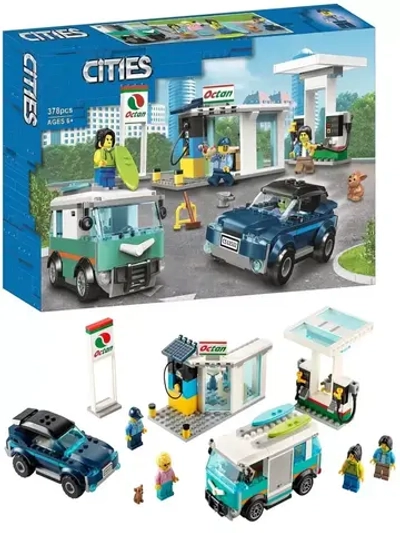 Конструктор Сити Станция технического обслуживания 378 дет