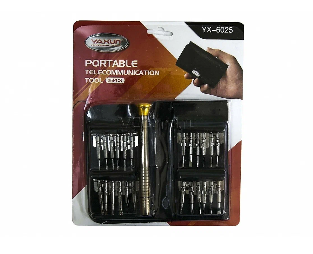 Набор отверток для точных работ YAXUN YX-6025 (25в1)