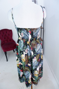 Сарафан Koton с летним принтом, маркировка 40, визуально на 46 размер