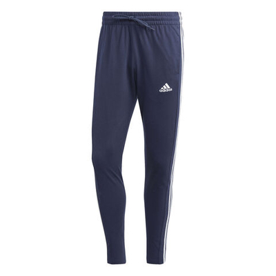 Мужские теннисные штаны adidas 3 Stripes Single Jersey To Training Pants Men - Dark Blue, White