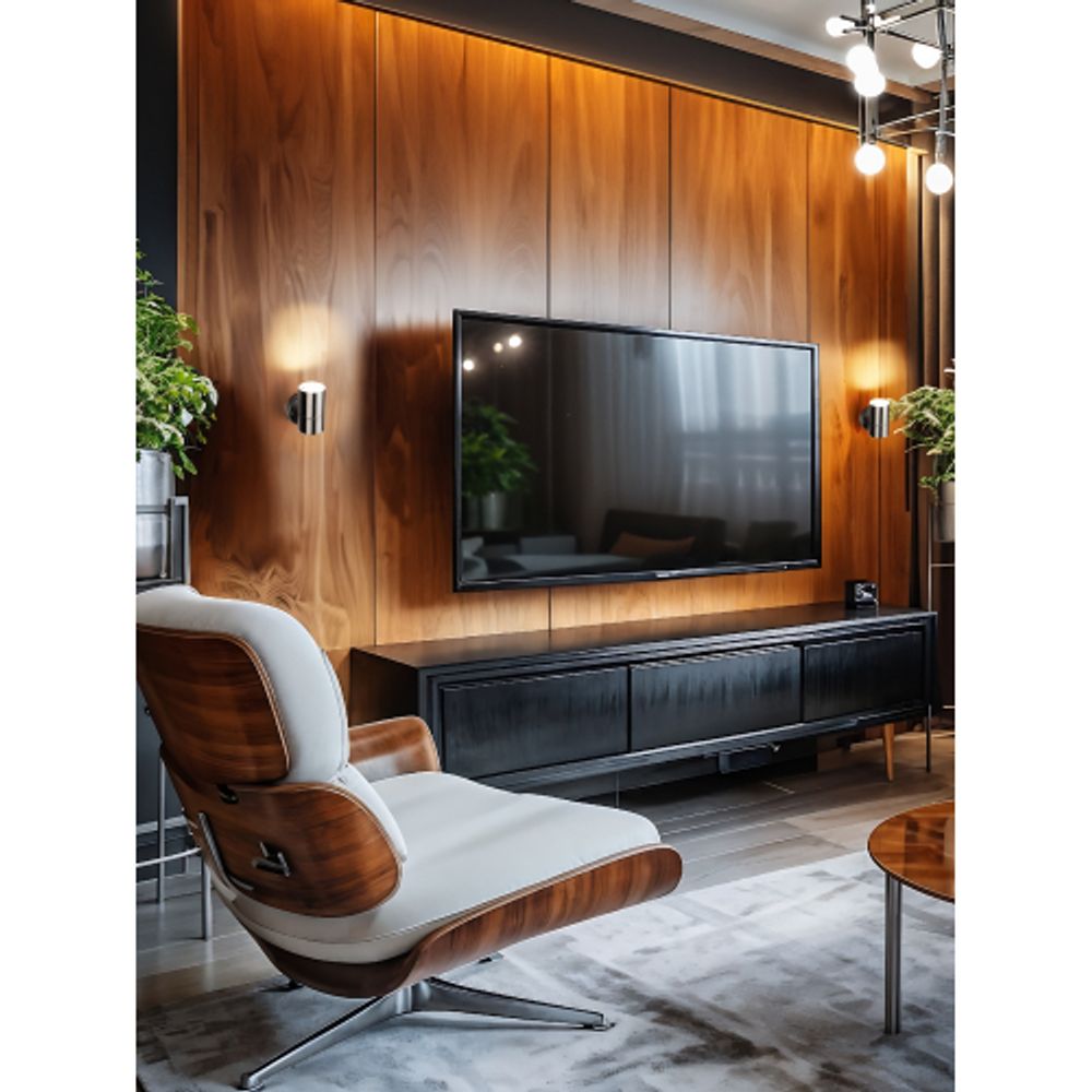 Светильник декоративный настенный ЭРА WL15 под лампу MR16 GU10 IP54 хром для интерьера и фасадов зданий | Настенная подсветка