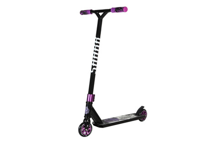 Самокат ATEOX Shark черный\фиолетовый